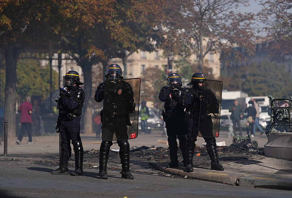 Why are students protesting in France
