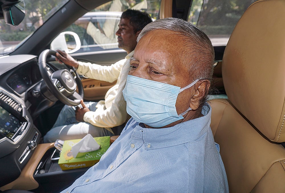 Lalu Prasad Yadav at Rouse Avenue Court