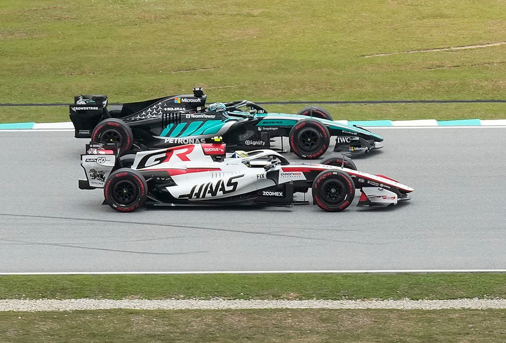 Mercedes driver George Russell of Britain