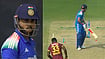 Virat Kohli Looks At Stumps, Then At Jayden Seales After Getting Cleaned Up For A Golden Duck | Watch | Photo: JioHotstar (Screengrab) : Virat Kohli's Reaction After He Got Out To Jayden Seales in the 3rd ODI against West Indies