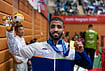 Sujeet Kalkal Pulls Off Sensational Last-Minute Comeback To Win 65kg Wrestling Gold At Asian Games 2026 | Photo: PTI/Arun Sharma : India's Sujeet Kalkal poses for photographs after winning gold medal in the men's Freestyle 65 kilogram final bout 196 wrestling event in the ongoing Asian Games 2026, in Nagoya, Japan, Friday, Oct. 2, 2026.