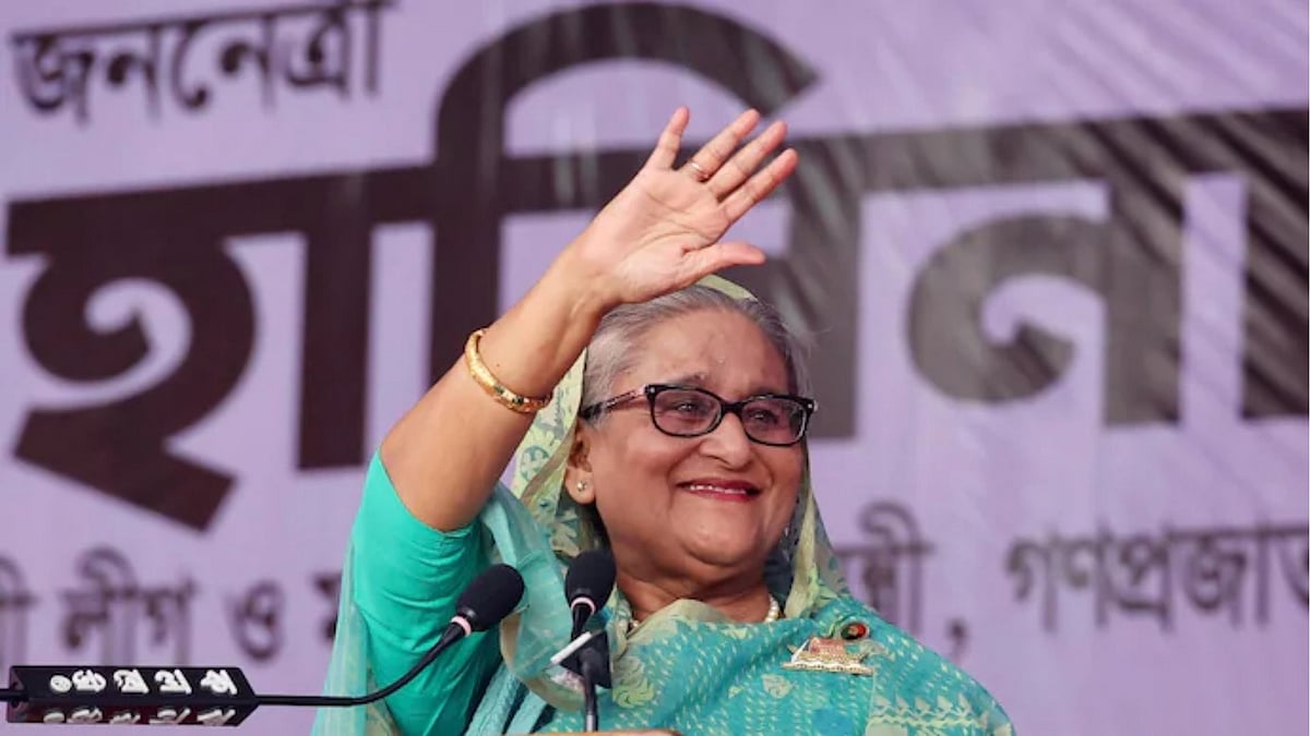 Former Bangladesh PM Sheikh Hasina