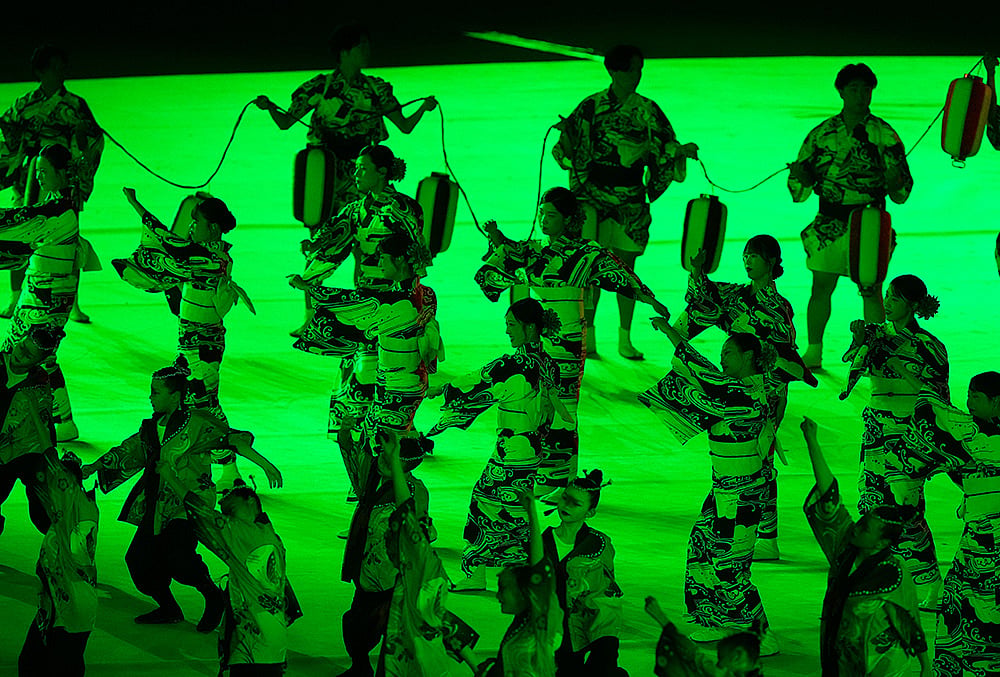 closing ceremony for the Asian Games in Nagoya