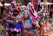 In Photos: Ahmedabad Steps Into Navratri Preparations With Garba Rehearsals | Photo: AP/Ajit Solanki : Artists wearing traditional attire practice the Garba, a traditional dance of Gujarat state, during a rehearsal of Navratri, or the nine night Hindu festival, in Ahmedabad, India, Sunday, Oct. 4, 2026.