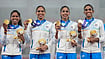 India At Asian Games 2026 Wrap: Total Medals, Final Position, Missed Chances And New Successes At Aichi-Nagoya | Photo: PTI/Arun Sharma : India’s Kiran, Prachi, Poovama Machettira, and Vithya Ramraj pose for photographs after winning gold medal in the women's 4 x 400 relay final in the ongoing Asian Games 2026, in Nagoya, Japan, Tuesday, Sept. 29, 2026.