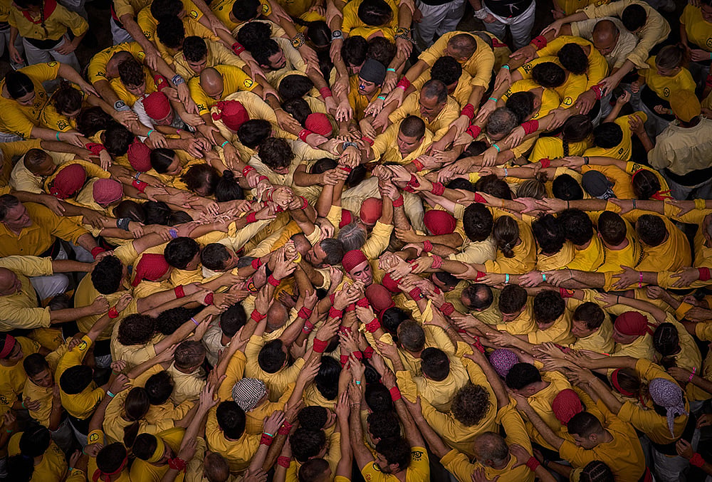 Spain Catalonia Human Tower pics