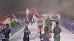 Curtains Down On Aichi-Nagoya 2026: Asian Games Close In Dazzling Ceremony As Baton Passes To Doha | Photo: Sonyliv (Screengrab) : India's Trap Shooter Neeru Dhanda As Flag Bearer At The Asian Games 2026 Closing Ceremony On Saturday, October 4th.