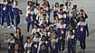 Aaron Favila/AP Photo : Athletes from India march into the arena during the closing ceremony for the Asian Games in Nagoya, Japan.