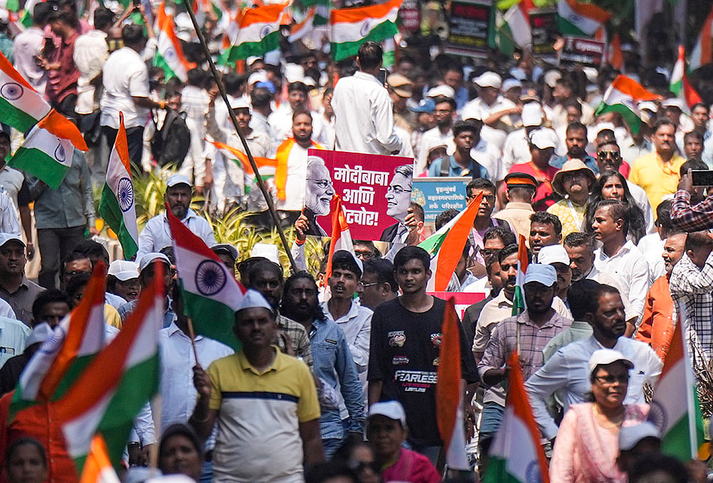 Virat Garjana Morcha in Mumbai