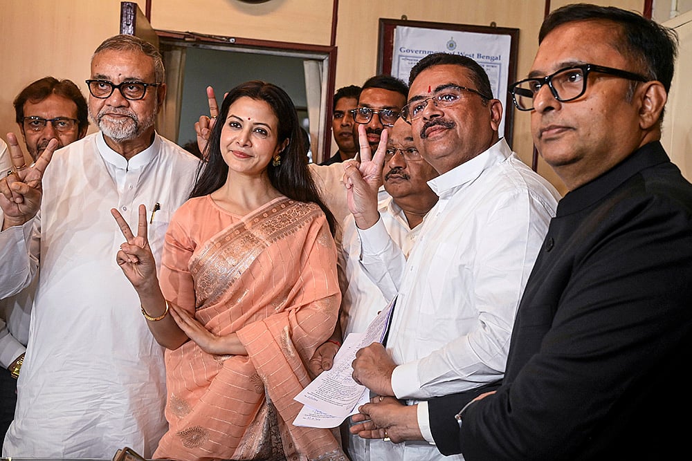 Koel Mallick files nomination for Rajya Sabha election