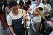 | Photo: AP/Matias Delacroix : A priest sprinkles holy water on a cat during a blessing of the animals ceremony honoring St. Francis of Assisi, the patron saint of animals, in Panama City, Sunday, Oct. 4, 2026.