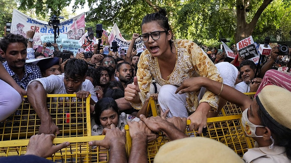 All India Students' Association (AISA) national president Neha Bora - Outlook| Suresh Pandey
