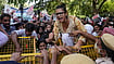 Delhi Protest Turns Tense By Evening As Police Detain Protesters Near Ashoka Road Outlook| Suresh Pandey : All India Students' Association (AISA) national president Neha Bora