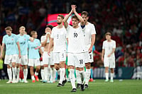 Portugal Edge Norway 2-1 In UEFA Nations League 2026-27 Thriller Riding On Félix And Ramos Goals | Photo: AP/Luis Vieira : Norway's Martin Odegaard applauds the fans at the the end of the Nations League soccer match between Portugal and Norway in Porto, Portugal, Sunday, Oct. 4, 2026.