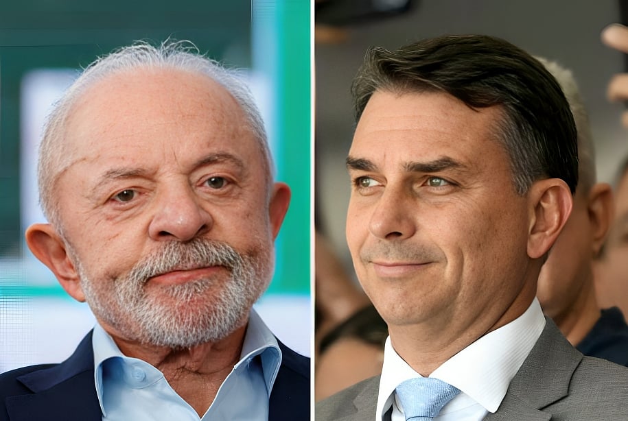 Flávio Bolsonaro leads Lula after securing about 47 per cent of the first-round vote. - X, @clashreport