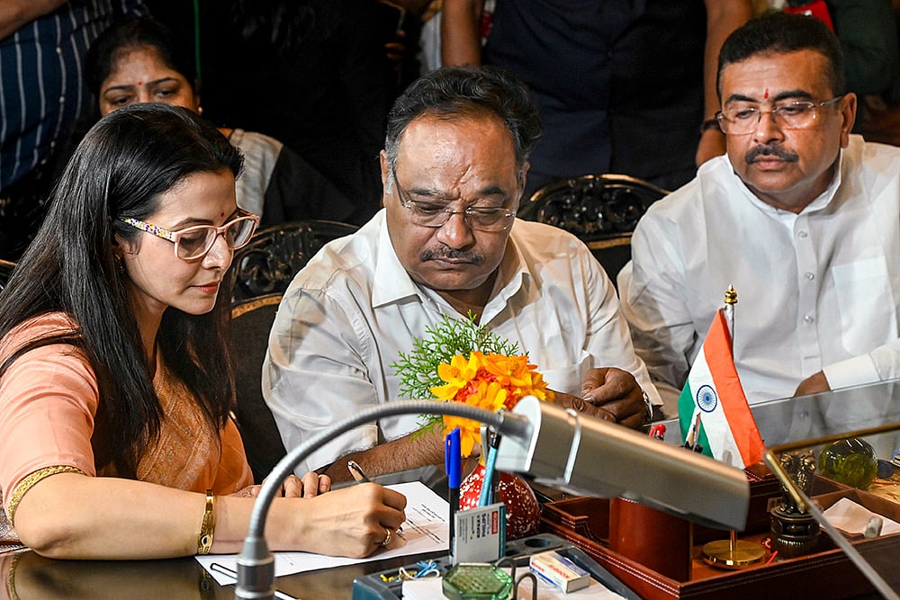 Koel Mallick files nomination for Rajya Sabha election