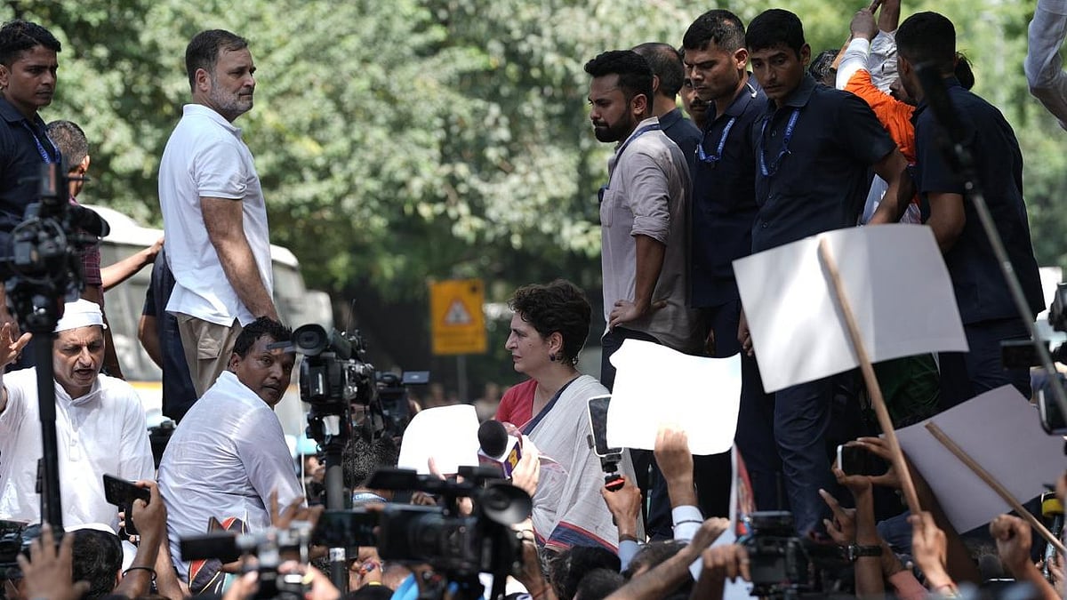March Held By Opposition MPs for protest against the issue of 'Vote Chori' & Recent Revelations Regarding CEC in Delhi   - Outlook|Tribhuvan Tiwari