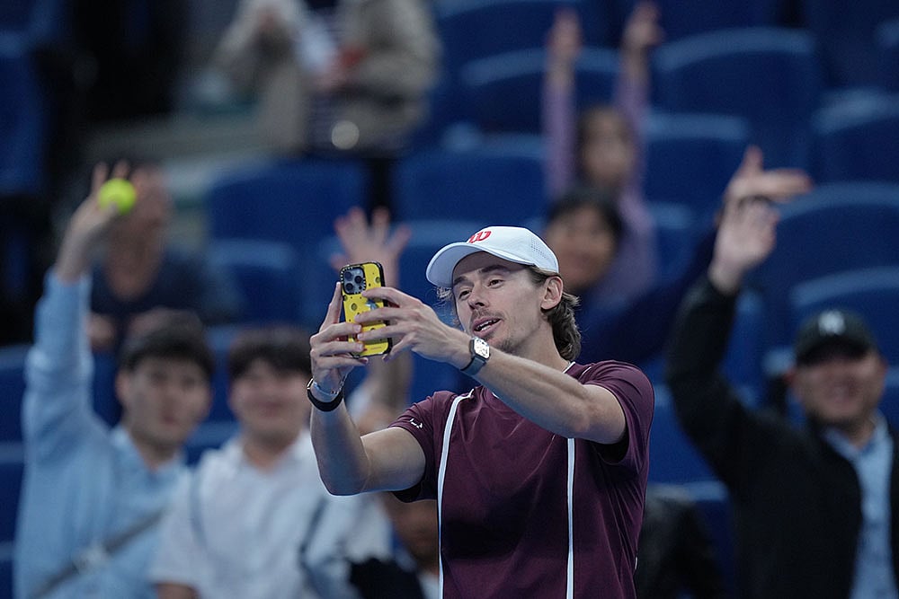 China Open tennis tournament Alex De Minaur