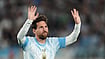 'Yesterday Was My Last Match': Lionel Messi Bids Emotional Farewell On Insta; Cristiano Ronaldo Offers Hug In Comments (AP Photo/Gustavo Garello) : Argentina's Lionel Messi waves to fans before an international friendly soccer match against Benin, marking his farewell appearance for the national team, in Buenos Aires, Argentina, Tuesday, Oct.6, 2026.