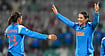 Smriti Mandhana Or Deepti Sharma? Who Will Replace Harmanpreet Kaur As India Women’s New Captain? PTI : India's captain Harmanpreet Kaur (left) celebrates the wicket of New Zealand's Jess Kerr with teammate Smriti Mandhana (centre) during their ICC Women's World Cup ODI match at the DY Patil Stadium in Navi Mumbai.