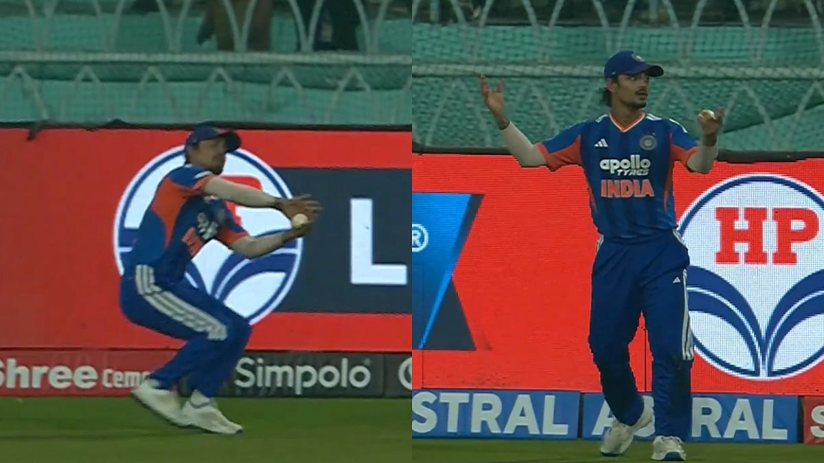 Ishan Kishan Pulls Off A Screamer To Dismiss Matthew Forde During IND Vs WI 1st T20I - Screengrab/BCCI