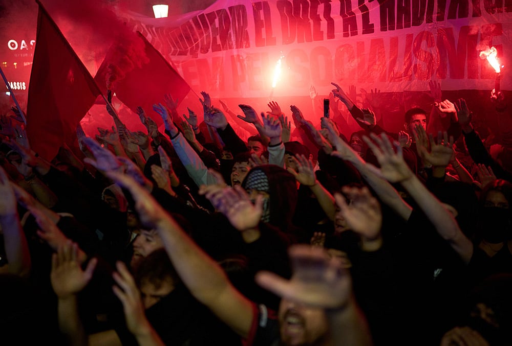 Plaça Catalunya protests

