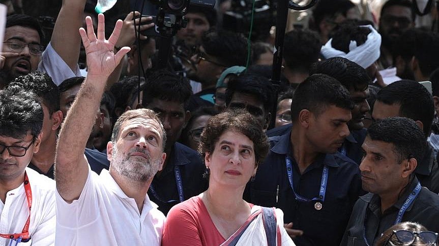 Opposition Escalates Fight Against CEC Gyanesh Kumar, Rahul Gandhi Leads March Towards ECI - Photo : Tribhuvan Tiwari