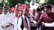 Tribhuvan Tiwari : Akhilesh Yadav During The India Bloc March