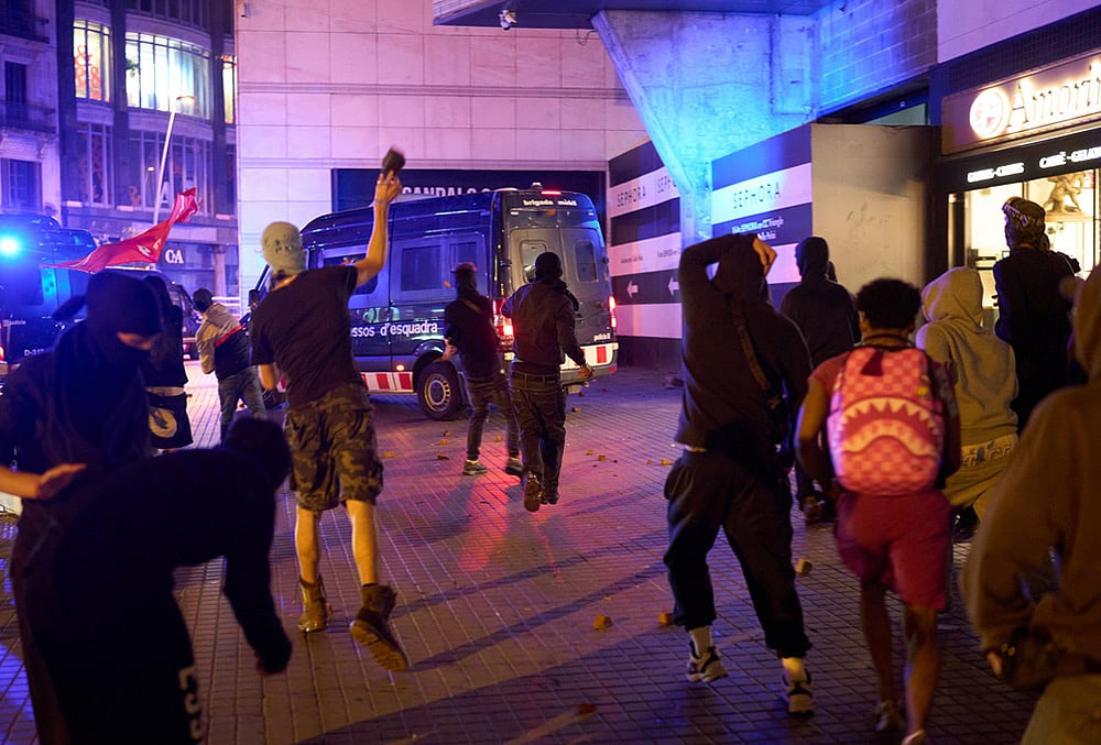 Tenant rights protests Spain
