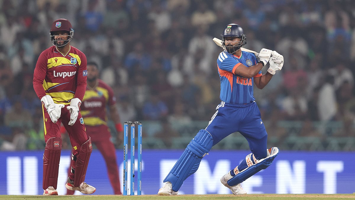Shreyas Iyer Dureing The Match Against West Indies On October 6, In Lucknow - | Photo: X/BCCI