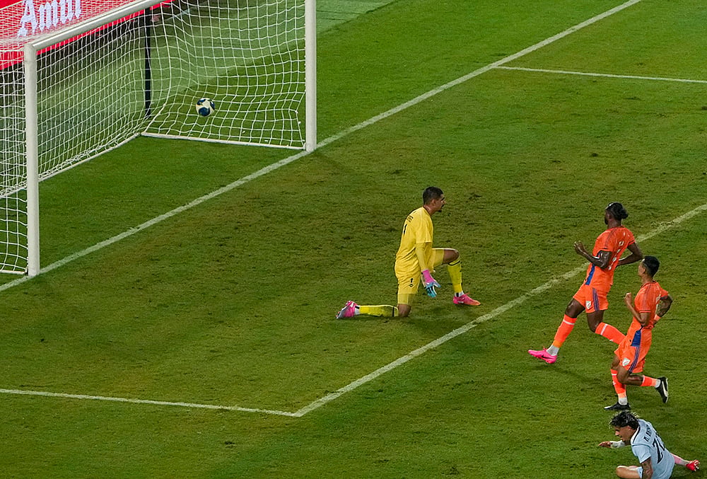 India vs Uruguay international friendly highlights Uruguays Maximiliano Araujo