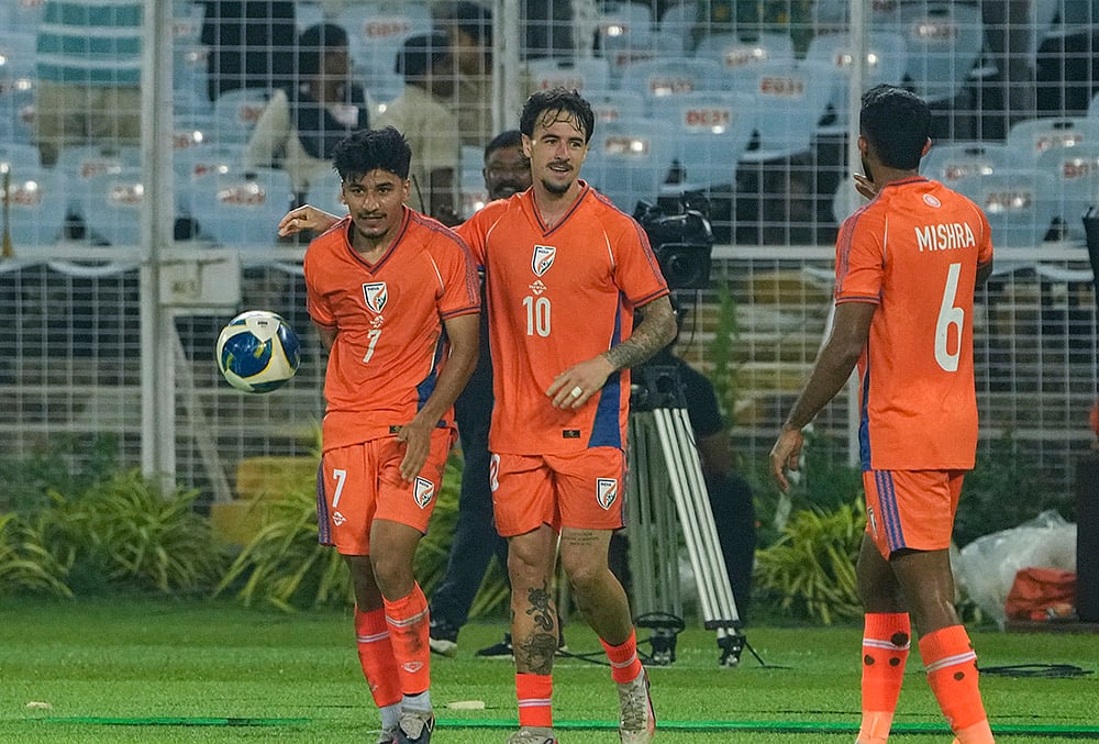 India vs Uruguay international friendly highlights Anirudh Thapa