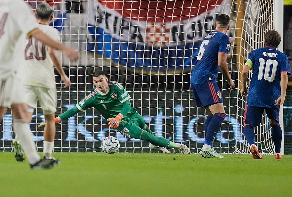 Spain vs Croatia UEFA Nations League highlights-Dominik Livakovic