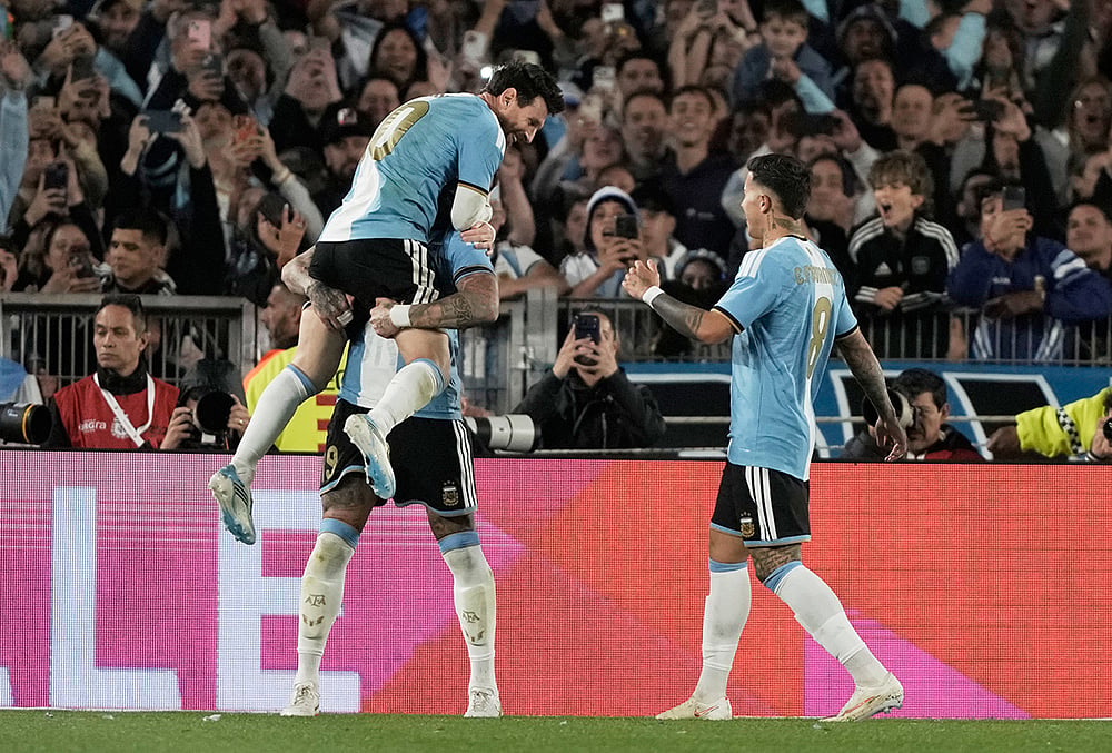 Argentina vs Benin international friendly highlights Argentinas Nicolas Otamendi
