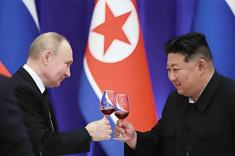 North Korea has criticised US military support for Taiwan while reaffirming Kim Jong Un's support for Russia. - X
