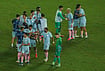 Uruguay Run Riot 6-1 As India Suffer Heavy Defeat | Photo: PTI/Manvender Vashist Lav : Uruguay's players shakes hands after winning an International friendly Football match between India and Uruguay, in Kolkata, Tuesday, Oct. 6, 2026.