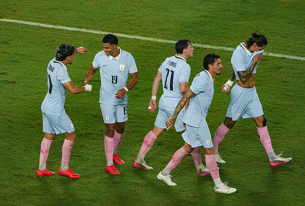 India vs Uruguay international friendly highlights Maximiliano Araujo