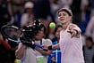 Karolína Muchová Edges Naomi Osaka on Ninth Match Point In 2-Hour 52-Minute Epic | Photo: AP/Andy Wong : Karolina Muchova, of the Czech Republic, hits the ball into the crowd after winning the fourth round of the women's singles match against Naomi Osaka, of Japan at the China Open tennis tournament in Beijing, Tuesday, Oct. 6, 2026.
