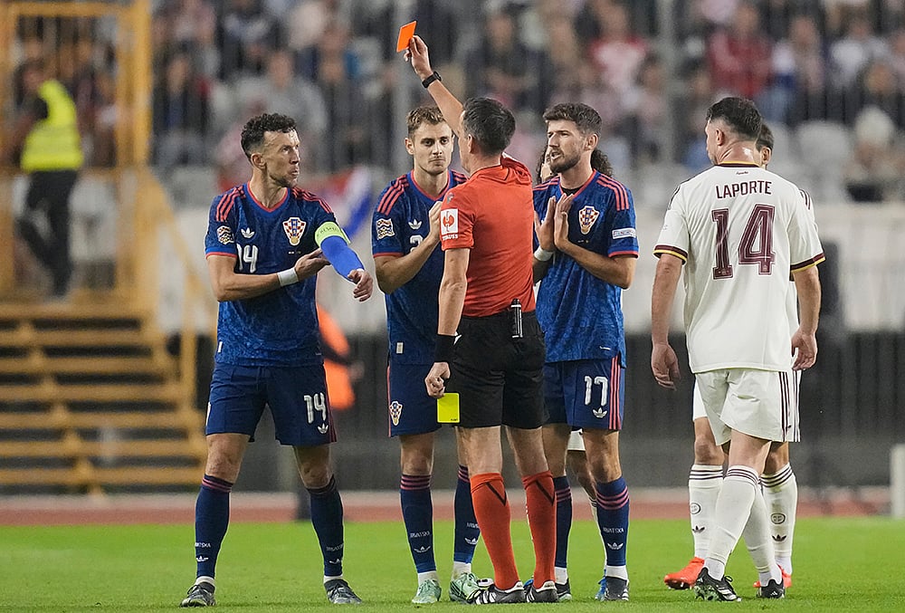 Spain vs Croatia UEFA Nations League highlights-Referee Erik Lambrechts