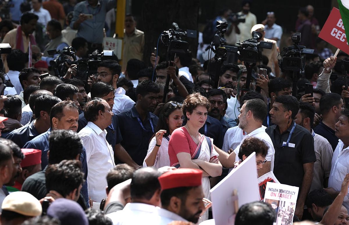 March Held By Opposition MPs  for protest  against  the issue of 'Vote Chori' & Recent Revelations Regarding CEC in Delhi   - Photos By Tribhuvan Tiwari