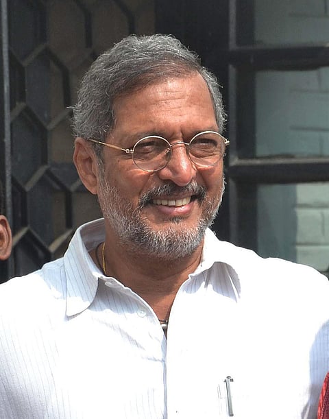 Veteran actor Nana Patekar passed away on Thursday, Oct. 8, 2026, at the age of 75 after suffering a severe cardiac arrest at his residence in Dona Paula, Goa. Patekar meets Tripura Chief Minister Manik Sarkar at his residence, in Agartala, in this file photo dated Sunday, Nov. 13, 2016. 
