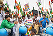 In Photos: Opposition Protests Against CEC, SIR Across India | Photo: PTI : Congress workers stage a protest against alleged irregularities in the Special Intensive Revision (SIR) of electoral rolls, in Patna, Thursday, Oct. 8, 2026.