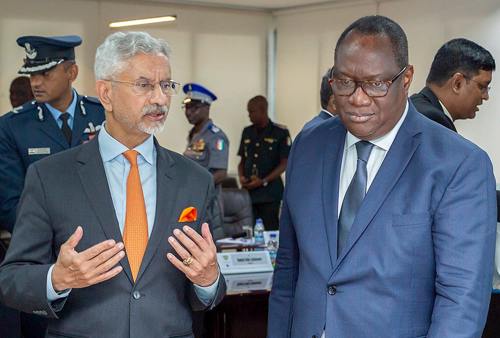 S Jaishankar in Côte dIvoire