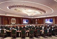 Day In Pics: October 08, 2026 | Photo: PTI/Karma Bhutia : New Delhi: State finance ministers, representatives, and senior officials from various states and Union Territories attend the 57th meeting of the Goods and Services Tax (GST) Council in New Delhi.