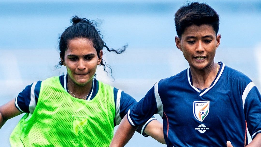 India women play Russia in the first of two international friendlies in Kolkata on Thursday. - IndianFootball/X