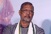 | Photo: AP : Indian actor and filmmaker Nana Patekar listens to a question from a journalist during the trailer launch of his film in Mumbai, India, Sept. 12, 2023. 