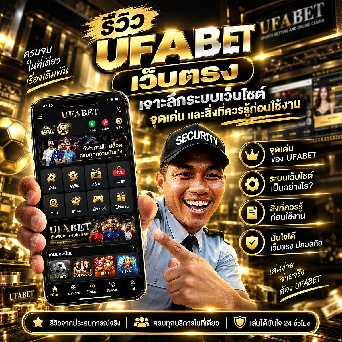 UFABET online casino review banner