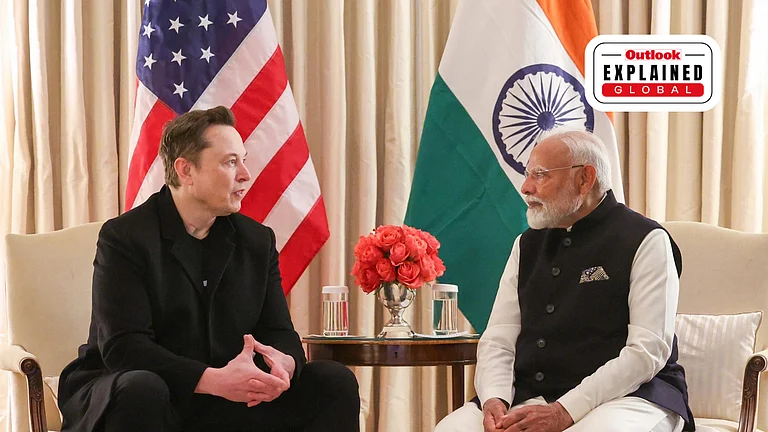 PM Narendra Modi With Elon Musk - | File Photo