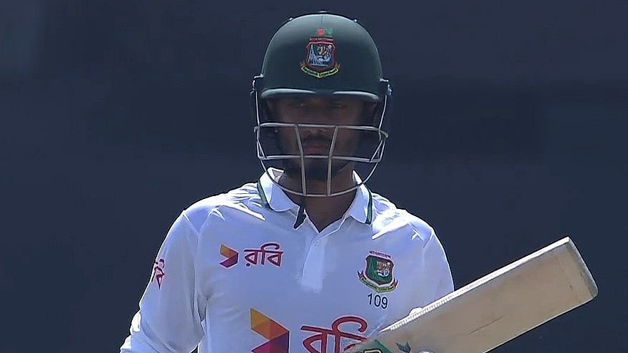 Tanzid Hasan brings his half century - | Photo: Fancode (Screengrab)
