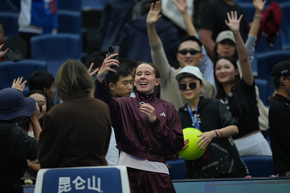 China Open Tennis Nikola Bartunkova